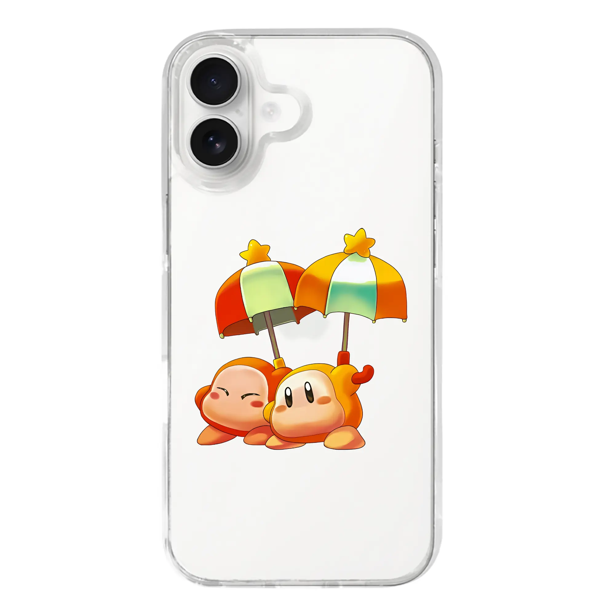 星のカービィ グッズ ワドルディ - iPhone 17シリーズ 透明スマホケース – 薄型・耐衝撃・精密フィット保護カバー